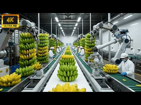 From Bananas to Bottles: Inside a Modern Banana Drink Factory (10 Key Steps)