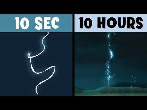 Animating Lightning in 10 Seconds vs 10 Hours