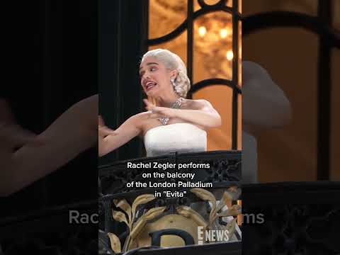 Crying tears of joy because Rachel Zegler nailed her performance of "Don't Cry for Me Argentina."