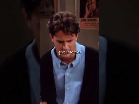 Joey learns to smoke from Chandler! | Funny Friends Clip  #comedy #fyp