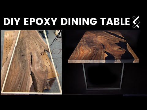 DIY Epoxy Dining Table—How to Woodworking—Part One of Two