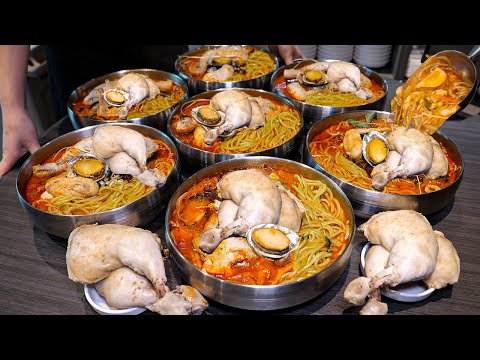 400 Bowls Sold Out in Just 2 Hours?! Best Spicy Chicken Noodles Ever / Korean street food