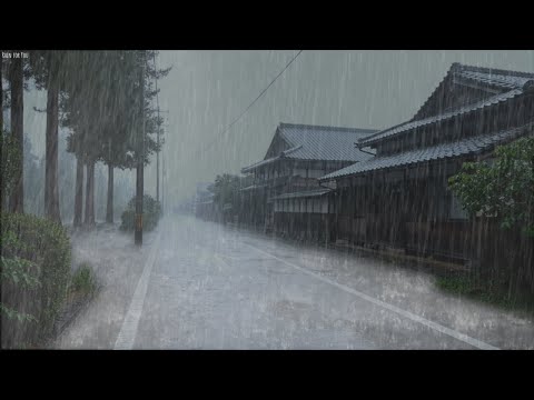 Rain Sounds For Sleeping 99% | Fall Asleep Fast With Heavy Rain & Relaxing Thunderstorm At Night