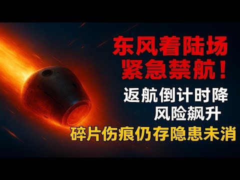 东风着陆场紧急禁航！神舟二十号返航进入倒计时,这艘曾遭太空碎片撞击的飞船，能否带着三名航天员平安回家？#神舟二十号#东风着陆场#中国航天#太空探索#航天员返回#神舟二十二号#空间站#太空碎片