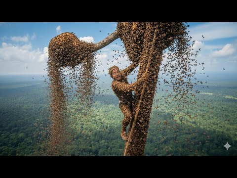 Furious Jungle Bees Attack During Terrifying Honey Hunt