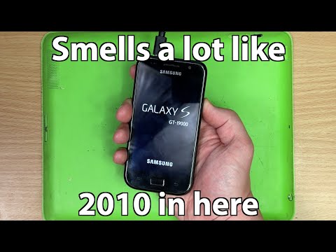 The first ever Samsung "Galaxy S"