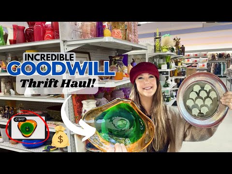 WE HIT THE GOODWILL JACKPOT! Thrift With Me! Reselling Vintage | What a HAUL! 🥳