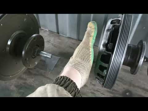 A full-fledged clutch with a poly-V belt for a mini tractor!