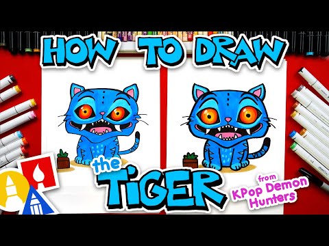 How To Draw The Tiger From KPop Demon Hunters