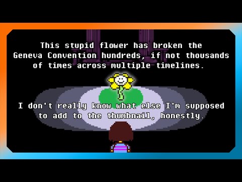 A Video Detailing War Crimes in Undertale (that really shouldn't have been made)