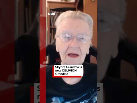 Skyrim Grandma is now Oblivion Grandma. #Skyrim #Oblivion #BBCNews