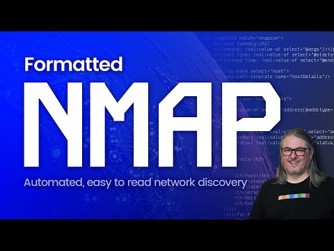 Automated and Readable Network Discovery with Nmap