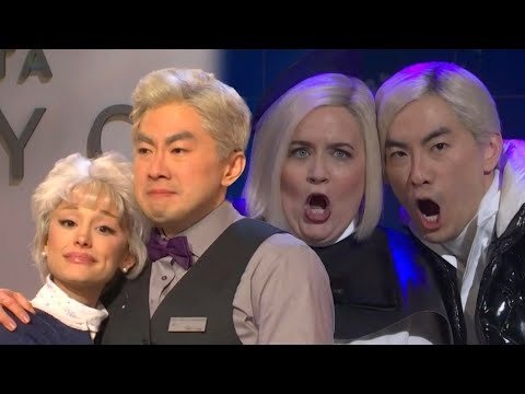 SNL: Bowen Yang Farewell With Aidy Bryant Surprise, Ariana Grande Sing-Along and Cher