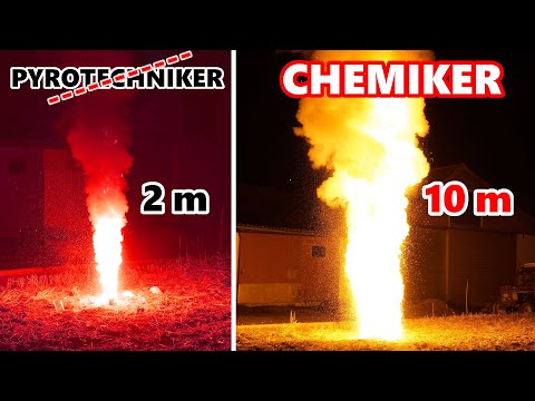 10 Meter INFERNO-BENGALO aus LEGALEN Chemikalien herstellen  [𝟰𝗞] | JJChemistry