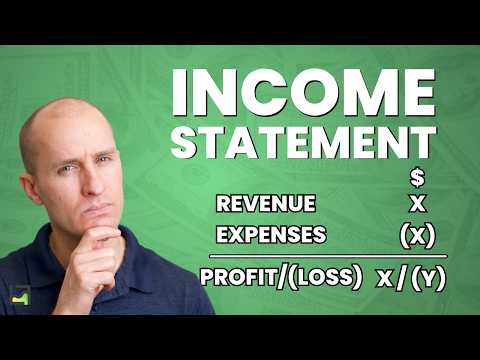 The INCOME STATEMENT: all the basics in 9 minutes