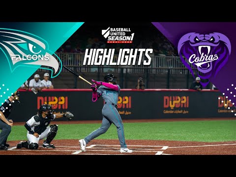 Mid East Falcons vs Mumbai Cobras | Game 12 Highlights | Baseball United S1 | 2nd Dec @zeecafe