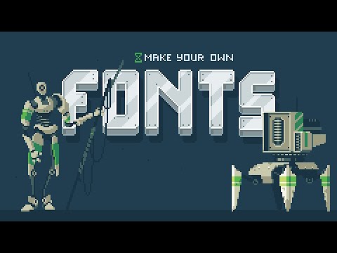 How to make Pixel Art Fonts!