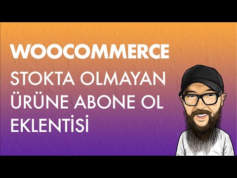 WOOCOMMERCE STOKTA OLMAYAN ÜRÜNE ABONE OLMA EKLENTİSİ - #woocommerce Dersleri