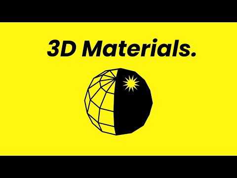 3D Materials Explained (Basics)