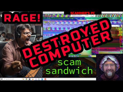 Angering Scammers By Destroying Their PC