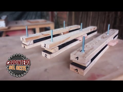 HOW TO MAKE INCREDIBLE AND EFFECTIVE WOODEN CLAMPS EASILY AND AT A LOW COST