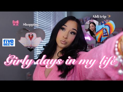 VLOG ♡: shopping day, valentines finds, new hobbies, Aldi trip & grocery haul 