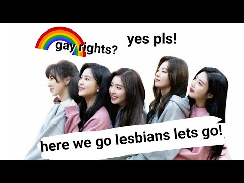 RED VELVET supporting gay rights for 6 minutes straight (레드벨벳)