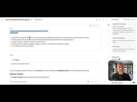 Creating Gesture Controlled Apps with Google AI Studio