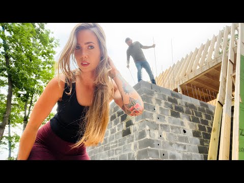 Preparing For Disaster | OFF GRID Concrete & Wood Cabin Build