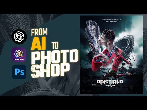 AI x Photoshop Sports Poster Design Tutorial | Make EPIC Posters