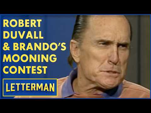 Robert Duvall And Marlon Brando Drop Their Pants | David Letterman