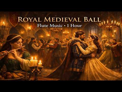 Medieval Court Ambience | Relaxing Flute Music for Study, Writing & RPG (1 Hour)