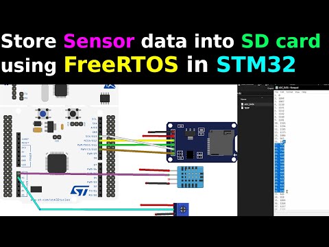 Store data into SD CARD || FreeRTOS || STM32 || ADC || DHT