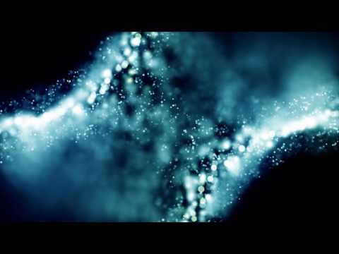 Blue Glow Particles Flowing | 4K Relaxing Screensaver