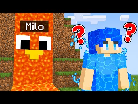ELEMENTAL HIDE and SEEK Prop Hunt in Minecraft