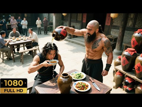 Bully provokes drunk guy - who's a kungfu master and beats him easily!