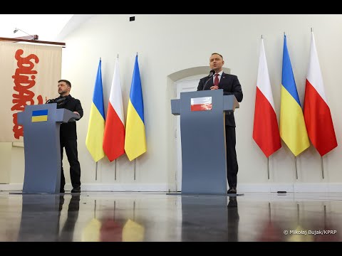 Konferencja prasowa Prezydenta RP i Prezydenta Ukrainy