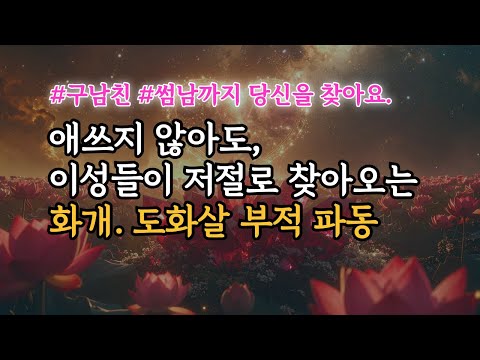 🌺모든 이성이 저절로 끌려오는 화개&도화살 부적 파동 | 매력, 재회, 연애운 상승 | 639Hz 명상 음악