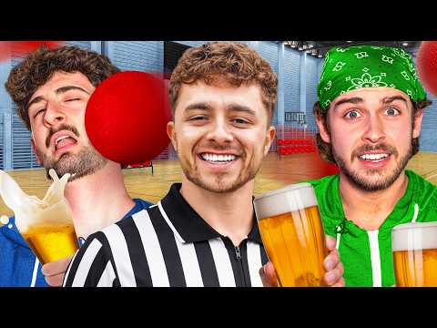 We Played Dodgeball BUT Every time We Got Hit We Took a Shot