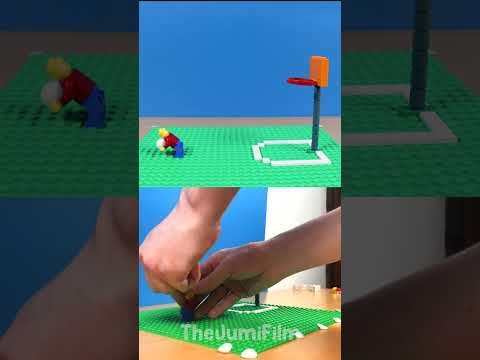 Making trickshots in LEGO