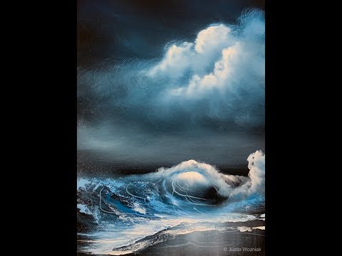 A Painting That Anyone Can Do | Beginner Seascape | Paintings By Justin