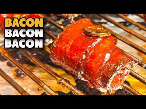 Bacon Burnt Ends in a Weber Kettle by Schueys BBQ