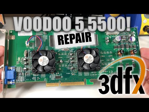 Repairing the Legendary 3dfx Voodoo 5 5500!