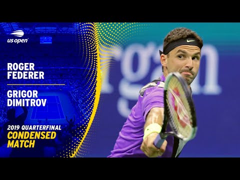 Roger Federer vs. Grigor Dimitrov Condensed Match | 2019 US Open Quarterfinal
