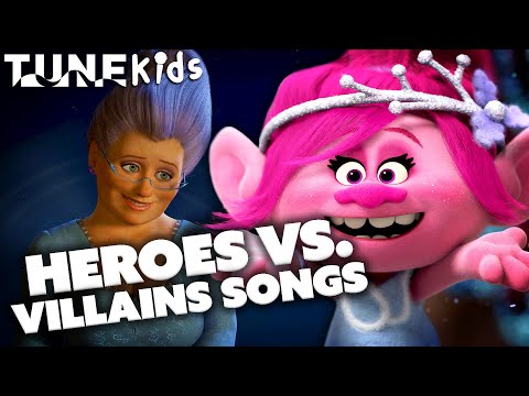Good Guys vs. Bad Guys: 40 Minutes Of The Best Heroes & Villains Songs | TUNE: Kids