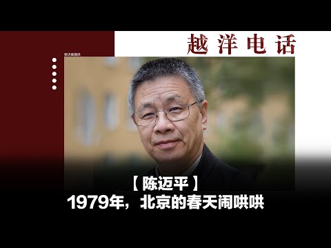 越洋电话：“抗争者” -「陈迈平」1979年，北京的春天闹哄哄