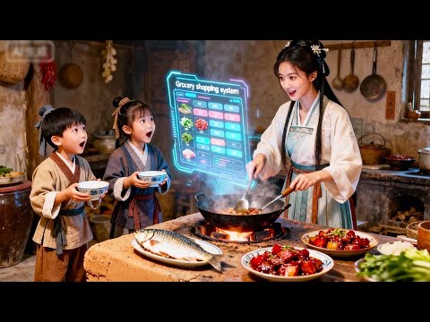 She Traveled To Famine Times! She & Kids Ate Meat Daily, And Finally Married A Prince, Living Well！