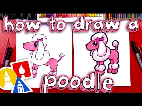 How To Draw A Cartoon Poodle