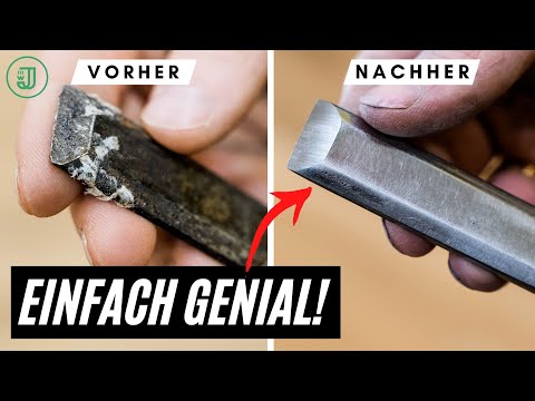 How to SAVE EVERY CHISEL! | Derusting, sharpening, and reconditioning wood chisels | Jonas Winkler