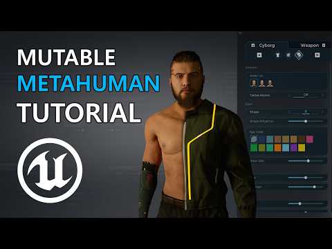 [UE5] How To Use Mutable Plugin With METAHUMANS